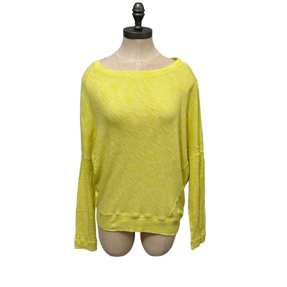 Anthropologie Women’s Yellow 3/4 Long Sleeve lightweight Sweater Size S